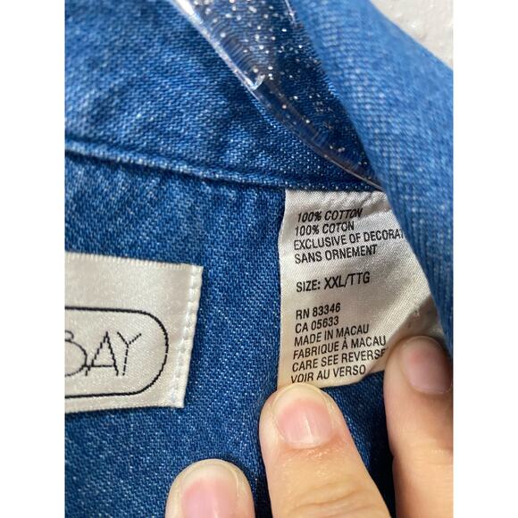 Vintage Mandal Bay Chicken Farm Long Sleeve Button down Shirt XXL - Picture 6 of 11